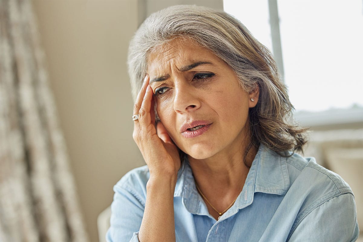 Lady suffering from sleep deprivation. What is the link between sleep and dementia?